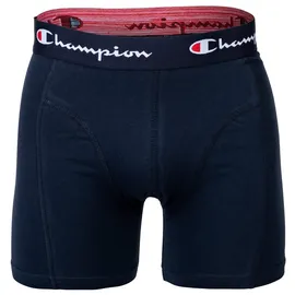 Champion Herren Core Trunk X2 Retroshorts, Marineblau, XL (2er Pack)