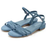LASCANA Sommerschuh Damen Hellblau 40