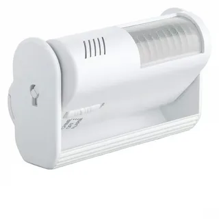 SEBSON Bewegungsmelder Bewegungsmelder mit Alarm und Klingel, Durchgangsmelder, (1-St) weiß
