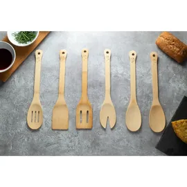 Fackelmann Kochlöffel Olivenholz 30 cm braun