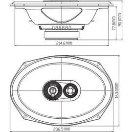 JBL Stage3 9637F Schwarz