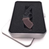 Onwomania Revolver in schwarz Pistole Kolt USB Stick in Alu Geschenkbox 32 GB USB 2.0