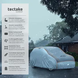 Tectake Hagelschutz-Autoplane 520 x 185 x 145 cm