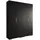 abiks möbel Drehtürenschrank INOVA 200 x 236,7 x 47 cm Schwarz/Gold