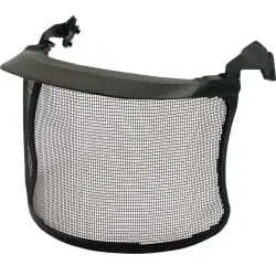3M PELTOR Gesichtsschutz für Waldarbeiter V4c , 1 Karton = 10 Stück, Material: Edelstahl matt