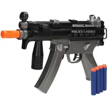 Toi-Toys Polizei-Pistole MP5K Gun mit Schaumstoffpfeilen in mehrfarbig | Gr.: onesize