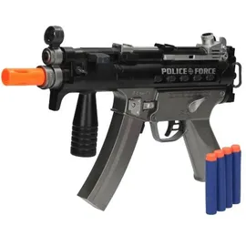 Toi-Toys Polizei-Pistole MP5K Gun mit Schaumstoffpfeilen in mehrfarbig | Gr.: onesize