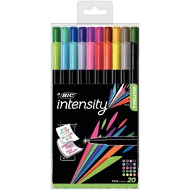 BIC Fineliner Intensity Fine, CEL1011728, Strichbreite 0,4 mm, sortiert, 20 Stück