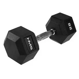 HMS HEX PRO Kurzhantel 20 kg schwarz