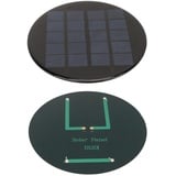 Runde Solarmodule, Polykristallines Silizium, 120 Mm, Hohe Ausgangseffizienz, Mini-rundes Solarzellen-Panel, Leicht, 1,1 W, 5 V, für den Außenbereich