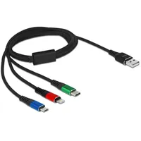 DeLock USB-A auf Micro USB 1,0 m Mehrfarbig