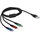 DeLock USB-A auf Micro USB 1,0 m Mehrfarbig