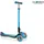 GLOBBER Elite Deluxe mit Leuchtrollen sky blue