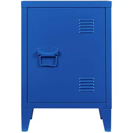 [en.casa] Nachtschrank Inari 57 x 40 x 30 cm Blau