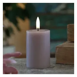 uYuni LED Mini Kerze Thea 7,5 cm flieder