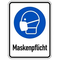 Kombischild - Maskenpflicht