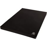 Jeflex - schwarze Weichbodenmatte & Turnmatte 150 x 100 x 8 cm MADE IN GERMANY/faltbare Gymnastikmatte/platzsparende Fitnessmatte & faltbare Yogamatte/dicke Sportmatte für Kinderzimmer