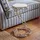 FineBuy FineBuy, Beistelltisch Beistelltisch Kettengestell Marmor Platte weiss Wohnzimmertisch Couchtisch rund