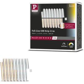 Paulmann MaxLED 1000 LED Strip Full-Line COB 2,5m 23,5W 1200lm/m 672LEDs/m Tunable White LED Band erweiterbar