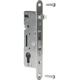 Locinox Rohrrahmenschloss H-Metall Einsteckschloss DM 35, PZ 92, Stulp rund, Edelstahl