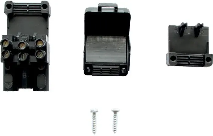 Wolf Buchsenteil 3-polig schwarz 2794021 für R31, R32, R32/2, R32/5