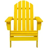 vidaXL Adirondack-Gartenstuhl Massivholz Tanne Gelb