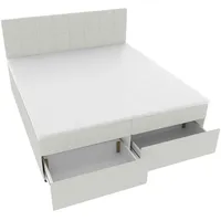 SUN GARDEN Boxspringbett 180 x 200 cm H3 Grau