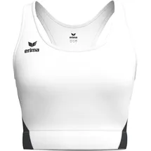 Erima Sport-BH Weiß/Schwarz 32