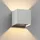 ledscom.de Wandleuchte CUBEL Aluminium 10,0 cm inkl. LED Lampe 501lm weiß