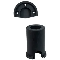 Schallschutz-Set für Press-Wandwinkel lang 78 mm - 1/2 Zoll