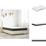 Vidaxl - Matratze Bonnell-Federkern Mittel 140x200 cm - Bonnell-Matratze - Federkernmatratze - Matratze Doppelbett - Matratze 140x200 - Schlafcomfort