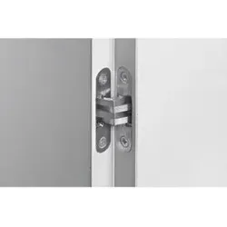 Hettich Möbel-Einfrässcharnier abgerundet, 180° 9133178 ZDG Edelstahloptik