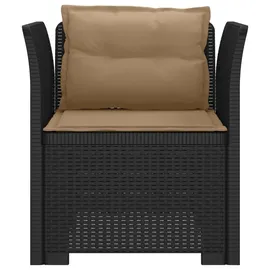 vidaXL 1-Sitzer Sessel 1 x 1 x 1 cm grau