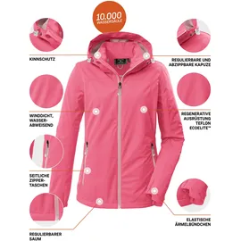 KILLTEC Damen Funktionsjacke KOS 69 WMN SFTSHLL JCKT, pink lemonade,
