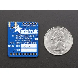 Adafruit Radio FeatherWing - RFM69HCW 433MHz