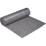 Relaxdays 2 x Malervlies 270g/m2 1x50 m - Grau