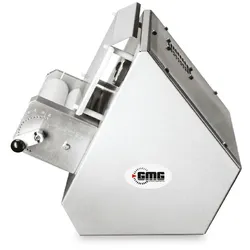 GMG - Teigausrollmaschinen Ø 40cm für runde und eckige Pizzen - Teigstärke einstellbar - Teiggewicht variabel 80-500gr