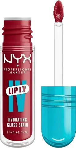 NYX Professional Makeup Lip IV Hydrating Gloss Stain – 13 Cranberry Splash (1 Stück)