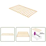 The Living Store Lattenrost mit 13 Latten 100x200 cm - Braun