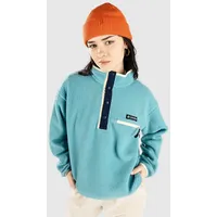 Columbia Helvetia II Cropped Half Snap Fleece teal M
