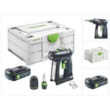 Festool C 18-Basic Akku Bohrschrauber 18 V 45 Nm Brushless + 1x Akku 3,0 Ah + Systainer - ohne Ladegerät