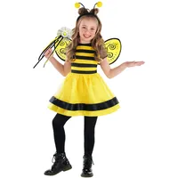 Morph Kostüm Biene für Kleinkinder, Perfekt für Karneval und Halloween, Niedliches Bienenkostüm, S