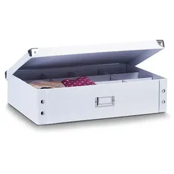 Aufbewahrungsbox ZELLER PRESENT, weiß, Aufbewahrungsboxen, wertige Ordnungsbox