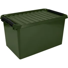 SUNWARE Aufbewahrungsbox Q-line 62 l grün/schwarz