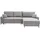 A.Z. Iwaniccy Ecksofa JUSTUS, 280 x 170 cm - Webstoff mit Ausziehfunktion und Bettkasten
