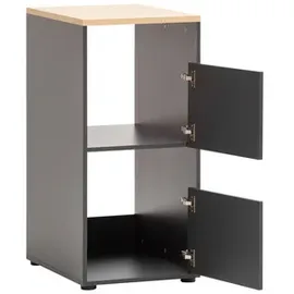 Schildmeyer Solea Wäscheschrank 45,1 x 60 x 95,8 cm Anthrazit/Grau
