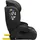 KIKKABOO Kindersitz I-Bronn i-Size (76-150cm) Isofix, Top Tether, Kissen, Gurt schwarz