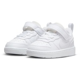 Nike Court Borough Low Recraft Babys und Kleinkinder White/White/White 17