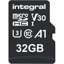 Integral 32GB Doppelpack microSD-Karten, Premium High-Speed, 4K-Video, 100MB/s Lesen, 30MB/s Schreiben, UHS-I, U3, V30, Klasse 10, A1 – für Smartphones, Tablets, Drohnen, Spielkonsolen.