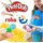 roba Play-Doh nachhaltiges Spielset 3D-Kreativmatte 12 Knetdosen FSC-Holzwerkzeuge